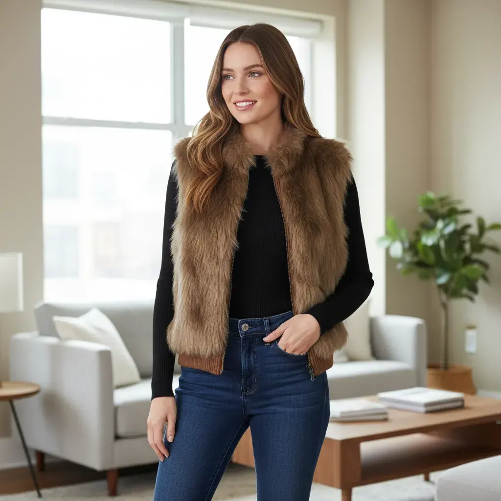 欧美女士模特效果图